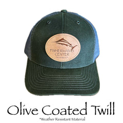 Fisherman's Center Leather Patch Hat