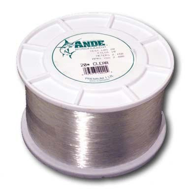Ande Premium Monofilament Line - 1 lb. Spool - 15 lb. Test - Clear