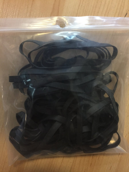 UV Resistant Black Rubber Bands – Tackle Room